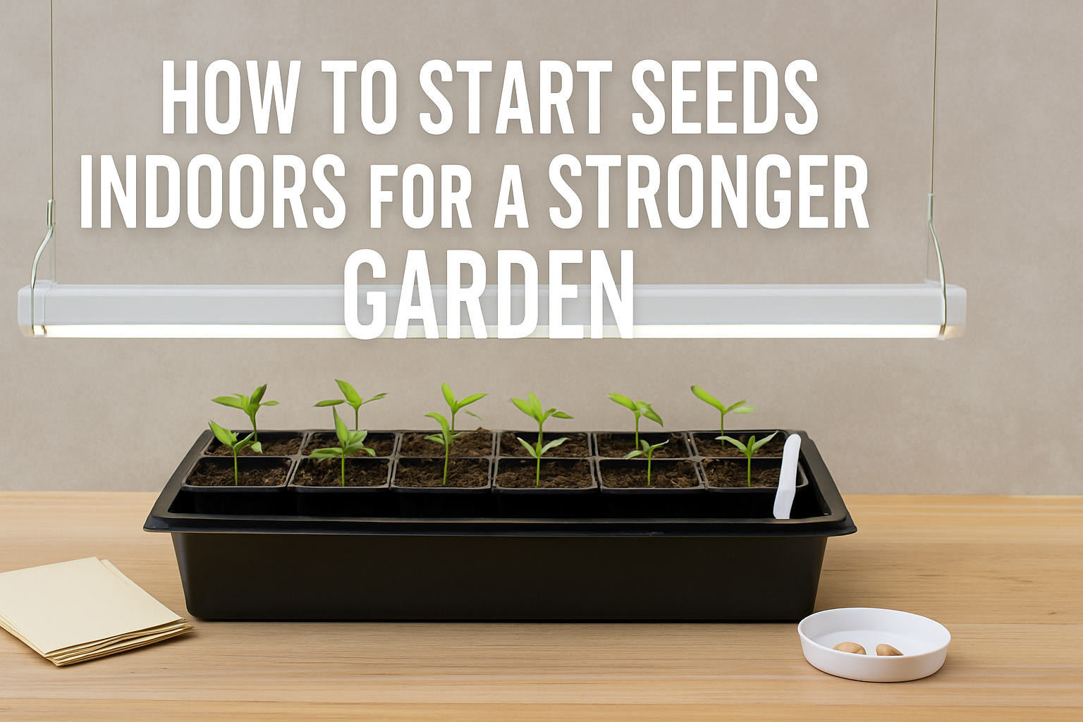 How To Start Seeds Indoors For A Stronger Garden Gardeners Almanac